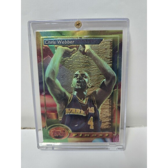 1993-94 Topps Finest Chris Webber #212 Rookie RC HOF - Picture 1 of 3